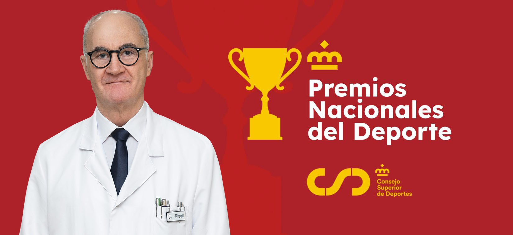 Dr Ripoll recibe el Premio Nacionale del Deporte
